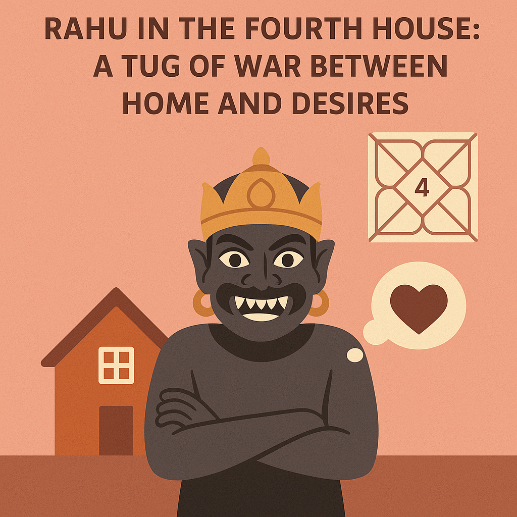 Rahu in 4th House