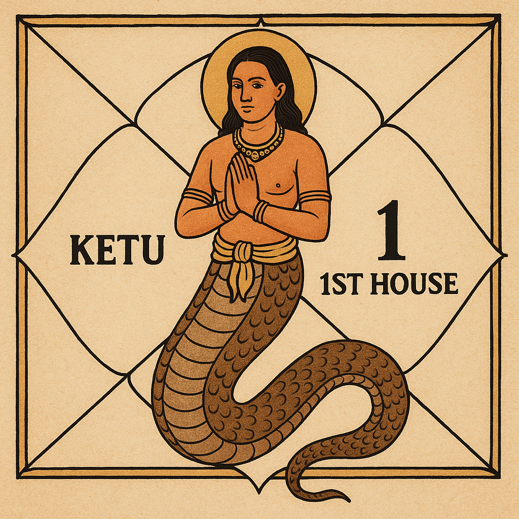 Ketu in 1st house