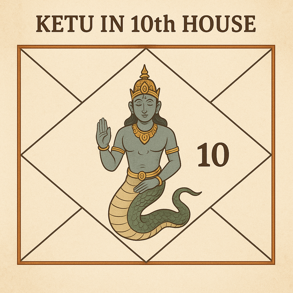 Ketu in 10th house