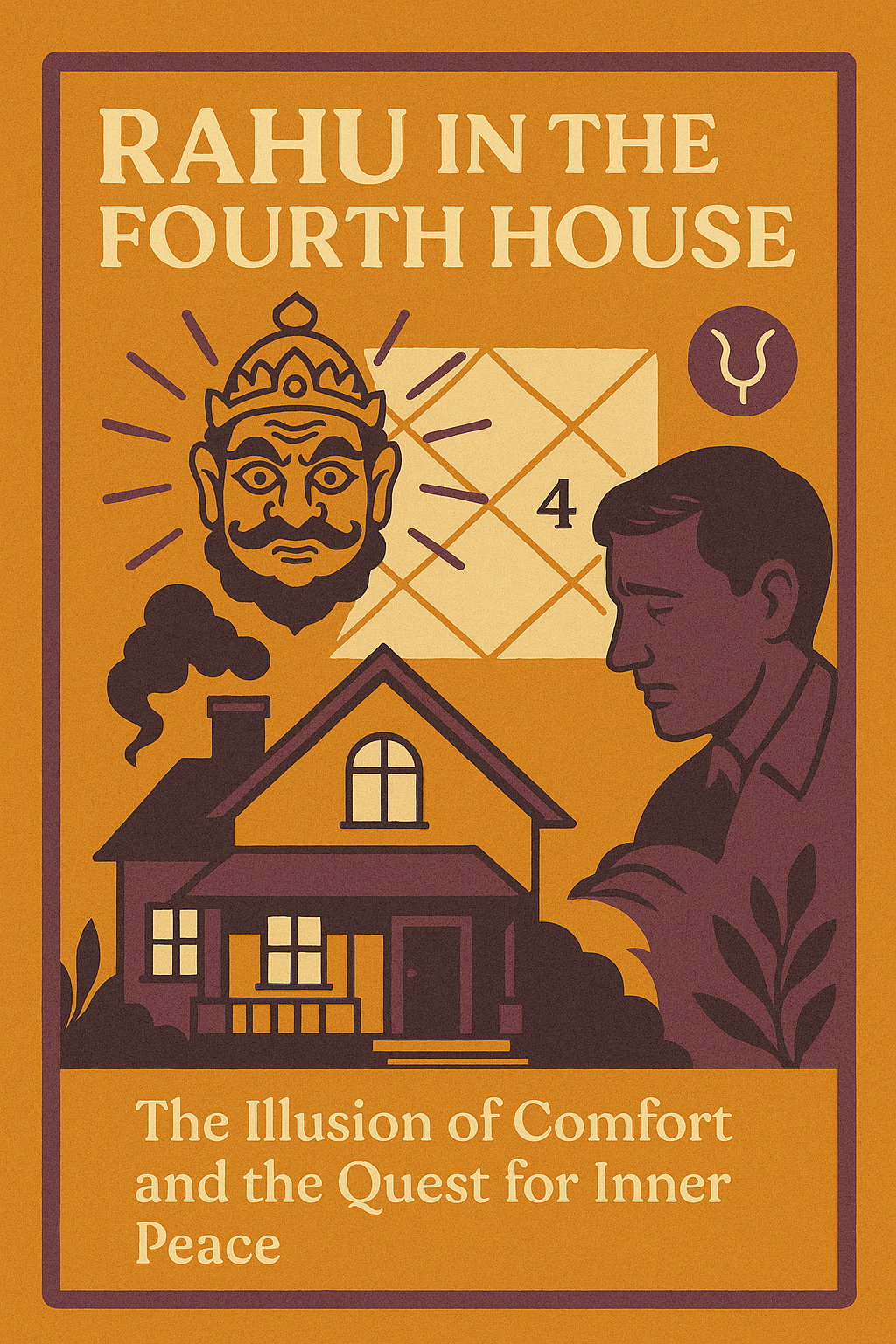 Rahu in 4th house 