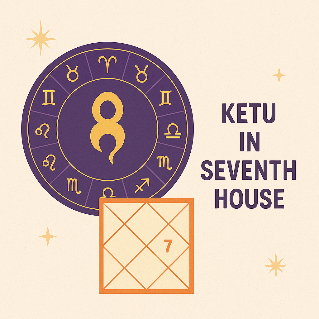 Ketu in Seventh House Diagram