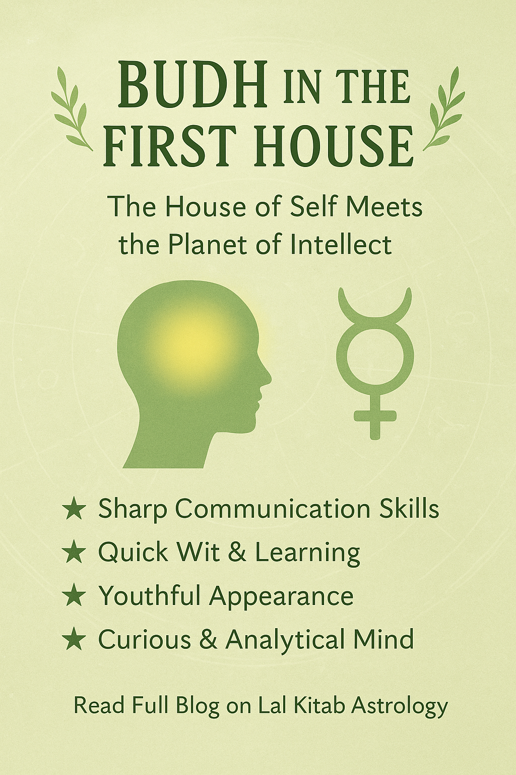 Mercury in the first house